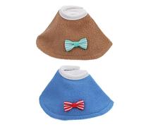 BUGUUYO 4pcs Parrot Collar Anti-pecking Neck Breathable Protective Cloaks for Birds for Injury and Easy to Use