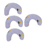 BUGUUYO 4pcs Pet Neck Pillow Comfortable Cat Sleeping Pillow Little Pillow for Cats Soft U-shaped Kitten Pillow Easy Wash