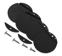 BUGUUYO 4pcs Scupper Flapper Replacement Kit Weatherproof Rubber Hull Valve Parts for Boat Drain Plug Repair Uv-resistant Anti-leak Sealing Plates for Kayak Sailboat Yacht