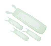 BUGUUYO 4pcs Silicone Remote Control Cover Protector with Cute Rabbit Ear Shape, Shock-resistant and Easy Installation, Night Glow Protective Sleeve for Tv and Air Conditioner Remotes