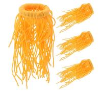 BUGUUYO 4pcs Simulated Seaweed Egg Collector Eggs Egg Grabber Fish Tank Mop Mop Aquarium Fish Breeding Orange