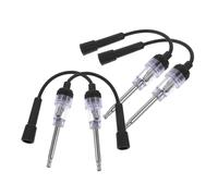BUGUUYO 4pcs Spark Plug Tester for Automotive and Small Engines High Sensitivity Inline Ignition Detector Pen for Fault Diagnosis User-friendly Engine Ignition Tool for Cars Lawnmowers and