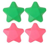 BUGUUYO 4PCS Star Shaped Hand Exercise Balls for Strengthening Hand Grip and Finger Therapy PU Material Stress Relief Squeeze Balls for Arthritis and Rehabilitation