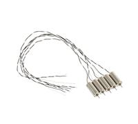 BUGUUYO 5 Pcs Coreless Brushed Motors for Airplane Models High Reliability Micro Motors with Gear Reduction Crash-resistant and High Temperature Resistant Random Color
