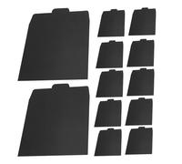 BUGUUYO 50pcs Black Paper CD Envelopes Small Multi-Function Greeting Card and Invitation Cardboard Bags for Media and Document Packaging