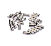 BUGUUYO 50pcs Humbucker Bobbins for Bass Steel Slug Rods Pole Slug for Bass Diy