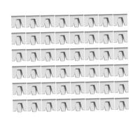 BUGUUYO 50pcs Iron Mesh Buckles for Indoor Rabbit Hutch Wire Fence Clips Easy Installation Fence Panel Clips