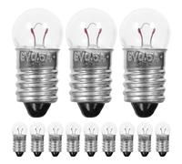 BUGUUYO 50pcs Light Bulbs with Socket for Electrical Experiments and Construction Science DIY Tool for Students