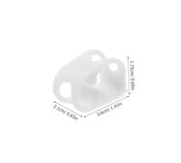 BUGUUYO 5pcs Adjustable Flow Control Clamp for Lab Water Hose White Tubing Regulators for Infusion and Liquid Management Easy-use Flexible Tube Clamps for Laboratory and Brewing