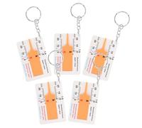 BUGUUYO 5pcs Portable Tire Depth Gauge Accurate Car Tyre Tread Measuring Tool with Caliper Function Lightweight Tread Depth for Vehicle Tire Maintenance and Safety Checks
