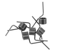 BUGUUYO 5pcs Refrigerator Door Spring Hinge Replacement Double Leg Torsion Springs Metal Fridge Hinge Repair Kit for Freezer Door Divider Center Flap