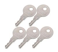 BUGUUYO 5pcs Rv Keys for Camper Cabinet Push Locks Replacement Keys Handle Toolboxes for Motorhome Storage Boxes