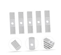 BUGUUYO 5pcs Timing Belt Fixing Piece Aluminum Block for Printer Oxidized Gear Clamp Mount Block Printer Accessories Compatible
