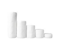 BUGUUYO 5pcs White Sports Elastic Tape Self- Protective for Athletic Support and Injury Prevention Flexible Skin-Friendly Material Various Widths for Men and Women