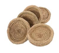 BUGUUYO 5pcs Woven Bird Nest Comfortable Sleeping Bed for Chickens Small Pets Easy to Clean Natural Atmosphere Decor for Gardens Living Spaces