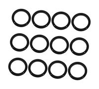 BUGUUYO 6 Pairs Plastic Car Speaker Spacer Rings Mounting Adapter Brackets for Vehicle Audio Installation Quick Setup Noise Reduction Vibration Barrier for Enhanced Sound Quality and