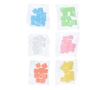 BUGUUYO 60 Pcs Simulation Cube Sugar Charms for Phone Shell Ornaments DIY Candy Decor Yellow Pink Orange White Blue Green for Crafting and Personalizing Mobile Cases
