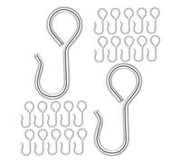 BUGUUYO 60pcs Metal S Hooks Car Seat Cushion Fixing Hooks for Auto Seat Pads Easy Installation Durable Protection Stylish Design and Back Storage Organization
