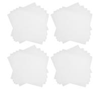 BUGUUYO 60pcs Square Qualitative Filter Paper for Chemistry Lab Experiments Fast Medium Slow Filtration Speeds Large Absorbent Cellulose for Scientific Testing and Laboratory Use