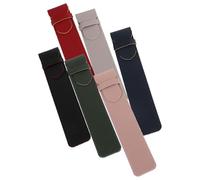 BUGUUYO 6pcs Capacitive Stylus Pen Sleeve for Tablet and Mobile Touchscreens Dustproof Protective Pouch with Cover Pen Holder for Writing Ballpoint and Touch Pencil for School and Office