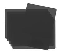 BUGUUYO 6pcs Plastic Tags Shelf Label Holders Double Side Label Erasable Surface Waterproof PVC Handwritten Display for Basket Bin and Shelves