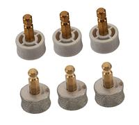 BUGUUYO 6pcs Reliable Pet Nail Head Dog Cat Nail Grinding Accessories Electric File Kit