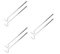 BUGUUYO 6pcs Snake Catcher Hook Sturdy Reptile Grabber Tools Comfortable Handle for Safe Handling of Snakes and Reptiles for Wild Catching and Feeding Dishes