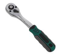 BUGUUYO 72-Tooth Quick-Release Ratchet Wrench Chrome Vanadium Steel, Small Green Handle Mechanic Socket Spanner for Automotive Repair and Car Maintenance
