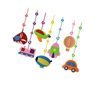 BUGUUYO 7pcs Felt Hanging Pendants for Kindergarten Ceiling Decor Classroom Decorations for Fun and Creativity Schools and Playrooms