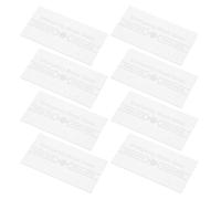 BUGUUYO 8pcs Fire Alarm Protector Cover Heat Resistant Manual Fire Alarm Glass Replacement for Call Point Safety Break Glass Accessory