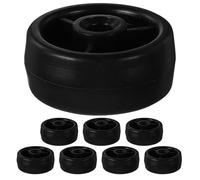 BUGUUYO 8pcs Fitness Equipment Replacement Roller Wheels, Gym Accessories for Exercise Bike Treadmill Rowing Machine and Workout Equipment Repair Parts