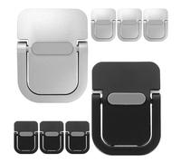 BUGUUYO 8pcs Mini Laptop Feet Riser Self-Adhesive Zinc Alloy Notebook Stand Invisible Keyboard Tilt Stand Portable Laptop Riser for Desk Use