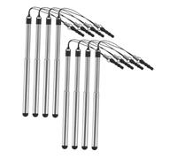 BUGUUYO 8pcs Retractable Fine Rod Stylus Pens for Touchscreen Devices Portable Telescopic Touch Pen for Phones Tablets Enhanced Precision Design Lightweight Cell Touch