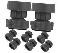 BUGUUYO 8pcs Washing Machine Vibration Pads Washer Leveler Pad Non-slip Fridge Foot Mats