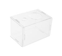 BUGUUYO Acrylic Habitat for Gerbils Mice Small Animals Portable Privacy Oriented Design for Enhanced Interaction and Observation Stylish Pet Shelter Decor