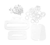BUGUUYO Acrylic Hamster Cage Accessories Diy Kit Screws Nuts and Washers for Small Pets Like Gerbil Mouse