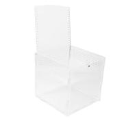 BUGUUYO Acrylic Reptile Breeding Box Transparent Terrarium for Pets Easy to Clean Climbing Pet Feeding Container for Transporting Animals Living Foods