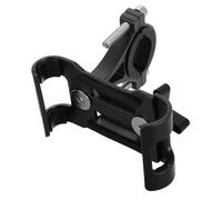 BUGUUYO Adjustable Aluminum Alloy Motorcycle Phone Mount Bike Handlebar Holder Secure Vibration-resistant Cradle for Navigation Quick Installation Compatible with Various Smartphones