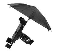 BUGUUYO Adjustable Motorcycle Cellphone Holder with Umbrella Sunshade Rainproof Bicycle Phone Mount Compact Lightweight Navigation Stand for Electric Scooter and Bike Riders