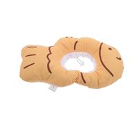 BUGUUYO Adjustable Soft Elizabethan Cat Collar for Small Kittens - Fish-Shaped Protective Cone with Edge and Strap, Anti-Lick Neck Brace for Post-Surgery Care