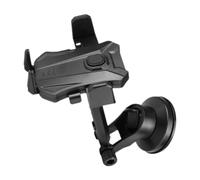 BUGUUYO Adjustable Suction Cup Car Phone Holder for Dashboard and Windshield Secure Grip Mobile Mount Compatible with Various Phone Navigation and Calling Accessory Stylish Black Design