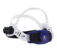 BUGUUYO Adjustable Welding Helmet Replacement Headgear Strap with Sweat-Absorbing White Headband for Men, Compatible Welding Cap Accessory for Industrial Safety and Work Protection