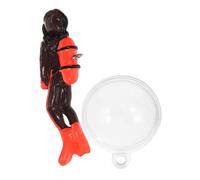 BUGUUYO Aquarium Decoration Floating Diver Fish Tank Supplies Unique Diver Figurine for Fish Tanks