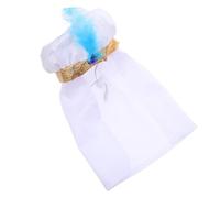 BUGUUYO Arabian Pet Headscarf for Small Dogs and Cats Middle Eastern Keffiyeh Costume with Reinforced Edges Quickwear Dog Bandana for Saudi Party Christmas and Festival Dress-up