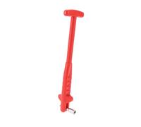 BUGUUYO Auto Tire Mouth Repair Kit with Plastic Handle Red Nonslip Tire Rod Puller Tool for Cars Trucks Bikes Valve Core Removal Installation Tool