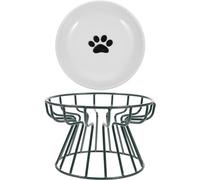BUGUUYO Beautiful Raised Cat Bowl Tilted Cat Bowl Stand Elevated Pet Feeder for Kitten Puppy Mealtime