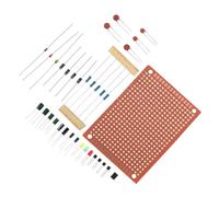 BUGUUYO Beginner Soldering Kit for Electronics with Plastic Components Versatile Welding Accessories for DIY PCB Projects Educational Practice to Master Soldering Skills Quickly and Safely