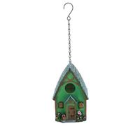 BUGUUYO Bird House Decoration Nest Small Blue House Nests Backyard Tree Bird for Birdhouses for Outdoor Hanging Birdhouses Outdoors Garden Outdoor outside Robin Gardening Decoration Resin