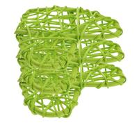 BUGUUYO Bird Toys Parrot Chewing Toys for Budgie Cockatiel for Birds Heart Shaped Vine Stimulate Beak Random