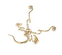 BUGUUYO Birdcage Hook Accessories for Traditional Birdhouses and Elegant Bird Carrier Hook for Parrots and Lovebirds Vintage Chinese Design Easy to Install